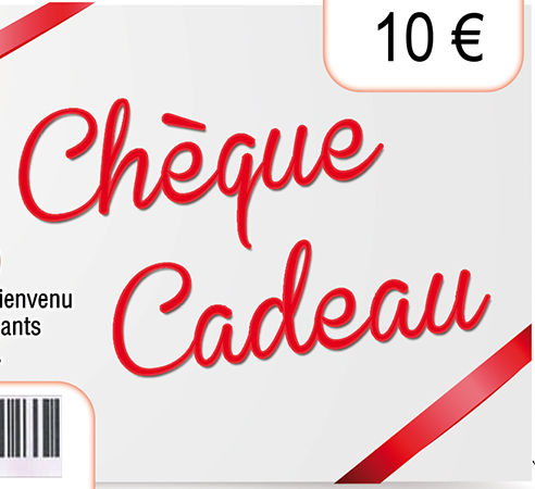 Chèque cadeau 15 euros